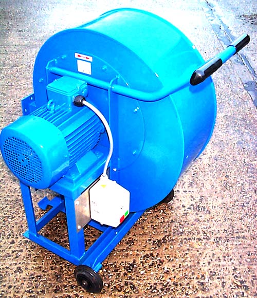 3 phase Potable Fan Unit 4hp back