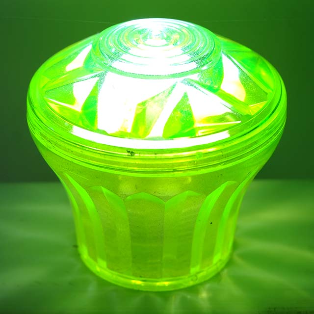 Lime Cabochon E14 Fairground Light Top