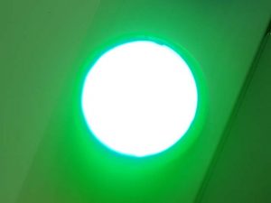 Green Translucent Flat Light Cap