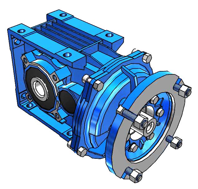 Motovario Helical Bevel Aluminium A42 Gearbox
