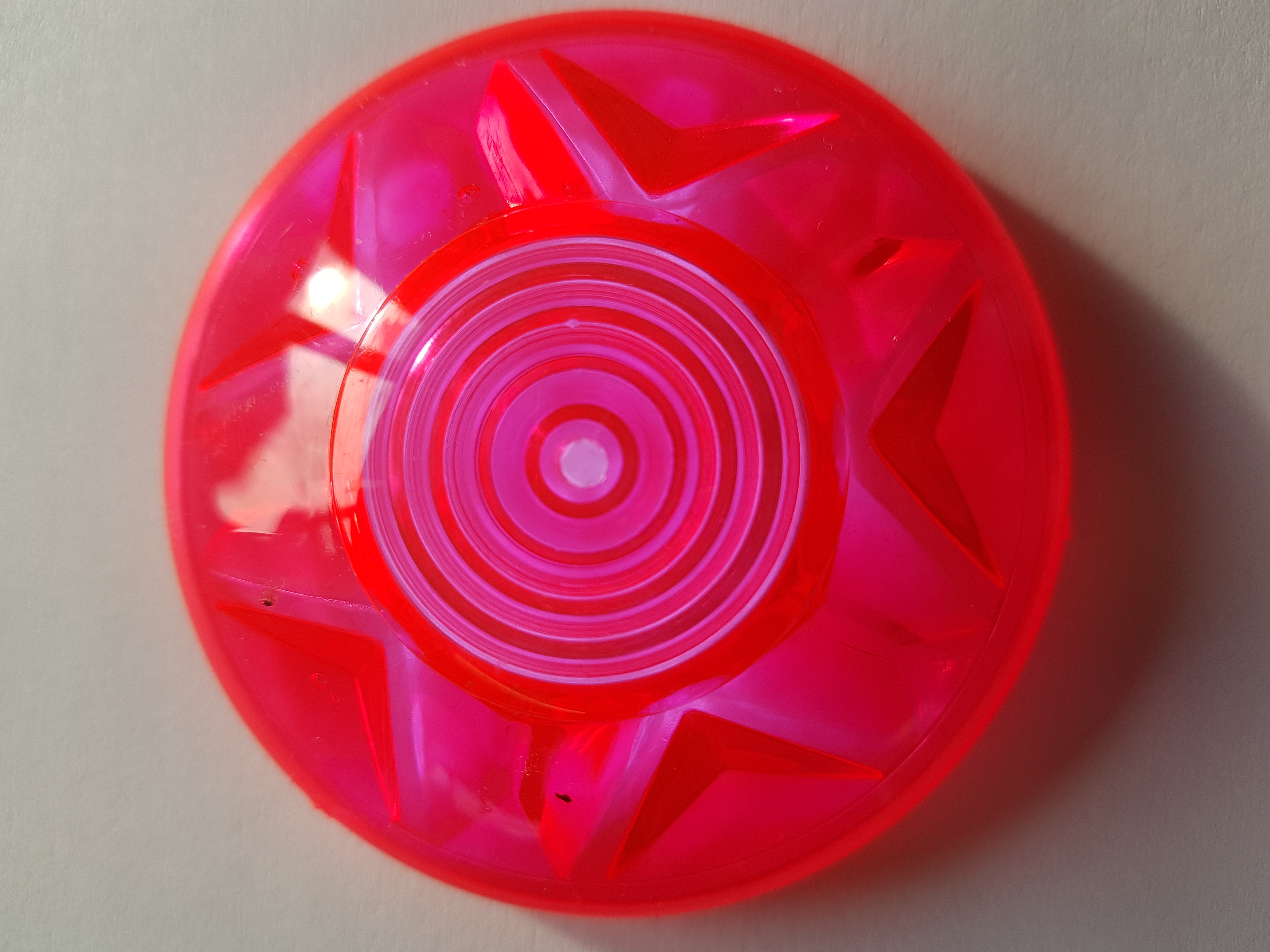 Neon Pink Cabochon Cap