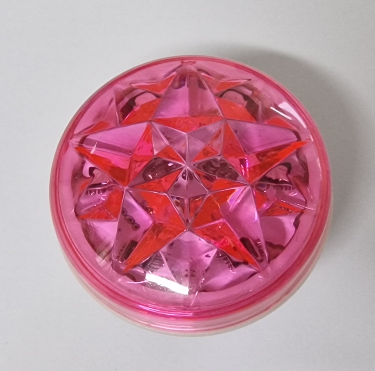 Pink Snowflake Flat Light Cap